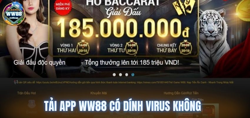 Giải đáp thắc mắc tải App WW88 có dính virus không 