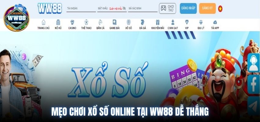 Mẹo chơi xổ số online tại WW88 dễ thắng