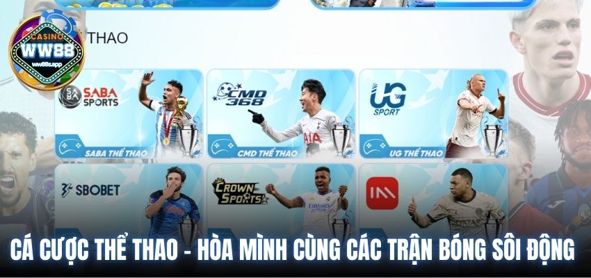 Sảnh cá cược thể thao tại WW88