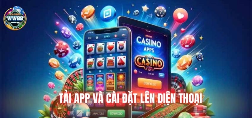 Thao tác tải app và cài đặt lên điện thoại từ file dữ liệu