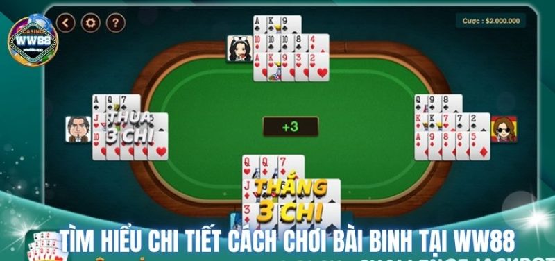 Tìm hiểu chi tiết cách chơi bài binh tại WW88